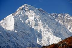 
Cho Oyu (8201m) close up in late afternoon from above Gokyo.
